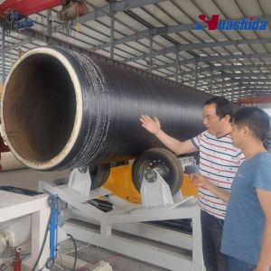 PU Spraying & HDPE Winding Thermal Insulation Pipe Automatic Equipment