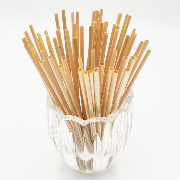 Buy 20cm Biodegradable Compostable Hay Straws Bulk For Cocktail Party at wholesale prices