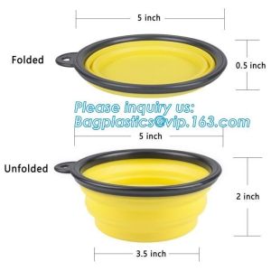 personalized supreme portable sublimation collapsible portable silicone plastic