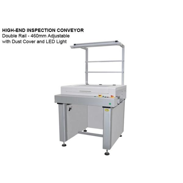 Buy SMT PCB Inspection Conveyor 460mm Max PCB Width With LED Light at wholesale prices