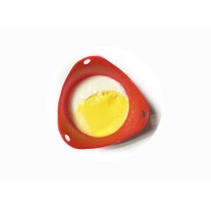 Non Toxic Non Shell Silicone Egg Steamer , Reusable Silicone Egg Poacher Cups