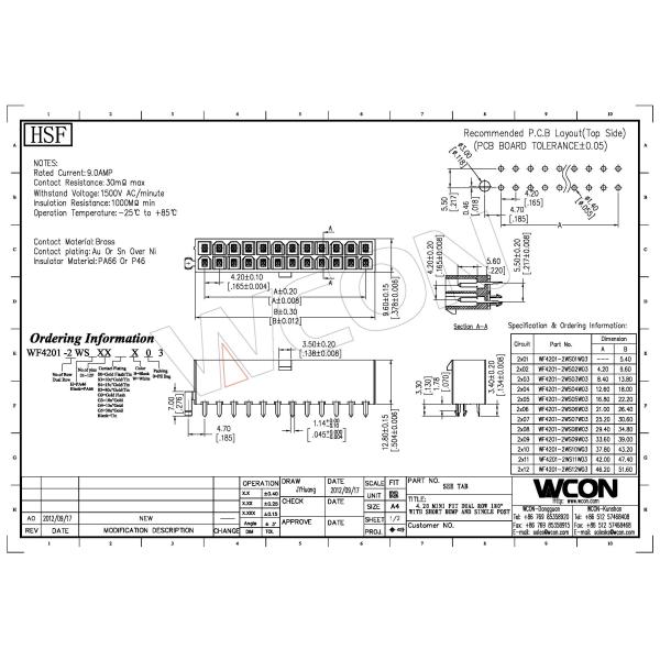 4.2mm Straight Wire To Board Connector Wafer Wire To Board Power Connector