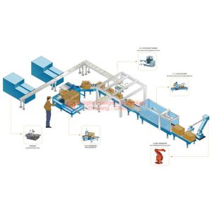 Quality High Speed Carton Palletizer 11kW With Powerful Computing Function for sale