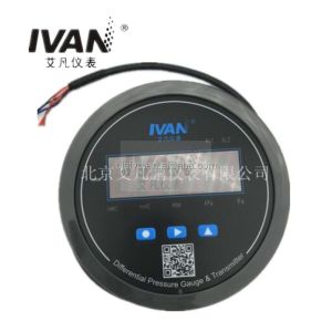 Temperature Compensation Digital Differential Pressure Gauge F3S2 with Alarm LED