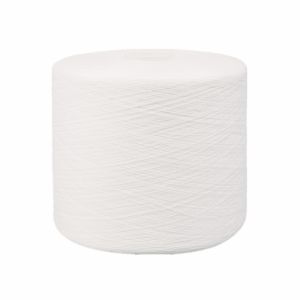 Low Hygroscopic 40 / 3 Raw White Yarn , Recycled Spun Sewing Thread Yarn