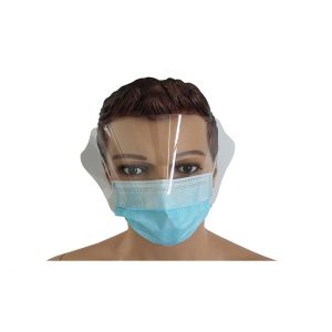 Earloop 3 Ply Disposable Face Shield Non Woven Smooth Inner Lining