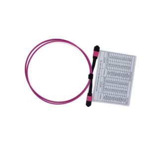 OM3 SM MPO Breakout Cable PVC / LSZH Jacket For MTP Patch Panel