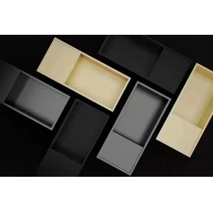 Waterproof Shower Niche Tray with LED Light Double Shelf Modern Design 12x20