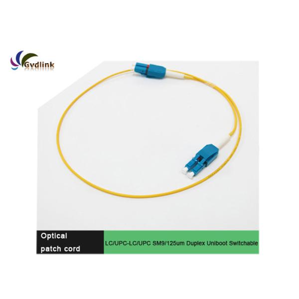 Buy SM 9/125um OFNR 2mm Lc To Lc Fiber Patch Cord at wholesale prices