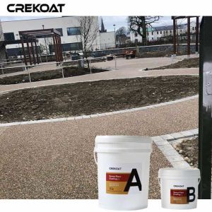 Non-Yellowing Pebble Stone Epoxy Superior For Durability In High-Traffic Areas