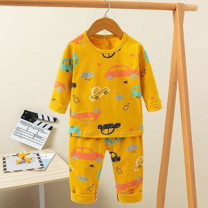 Autumn Children printed pyjama set Full Flower Long Pyjamas Set