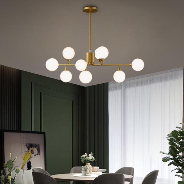Modern Metal LED Chandelier Lighting Lustre Living Room Villa Interior Decor Pendant Lamp(WH-MI-436)
