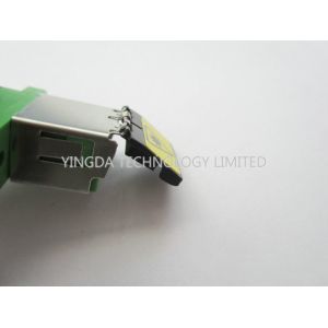 Metal Auto Shutter SC APC Fiber Optical Adaptor Simplex Compliant with ANSI