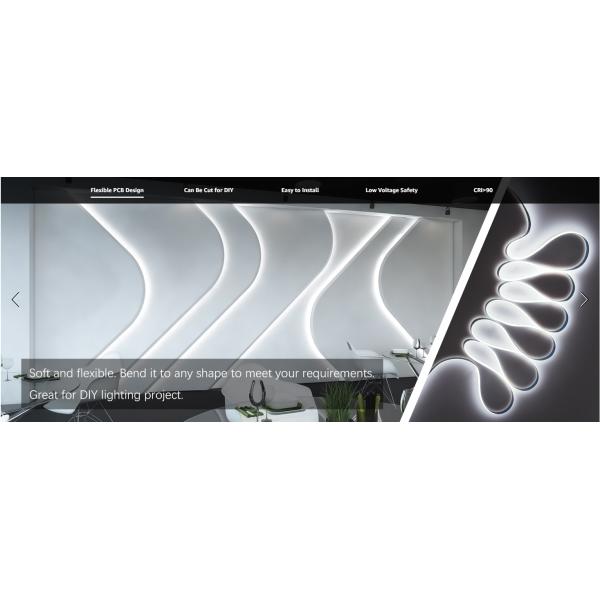 9.84ft 480leds/m 24v 6000K 10mm COB Led Light Strip Daylight White for indoor lighting decoration