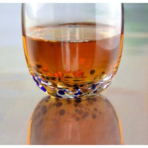 Red Stars Bottomed Creative Macadam Tumbler Drinking Glasses