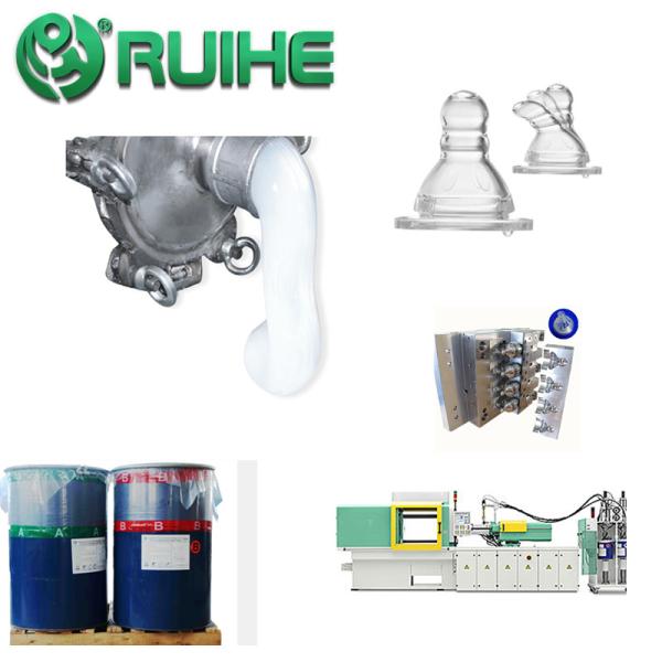 Buy Medical Grade Self Lubricating 65% Pacifier Liquid Silicone Rubber at wholesale prices