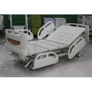 China Three Function Manual Patient Bed Hospital For Palliative Care And Hospice Units on sale