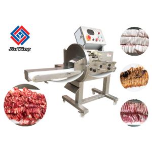 Adjustable Cooked Meat Processing Machine Automatic Beef Slicer High Efficient