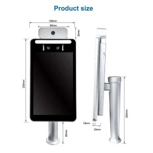 Indoor 0.4845x0.4845 Temperature Scanner Kiosk