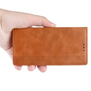 1.5mm Leather Phone Cases Wallet Design Vintage Card Pocket Kickstand