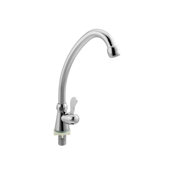 Buy Durable Modern Single Handle Kitchen Faucet High Neck Ceramic Cartridge at wholesale prices