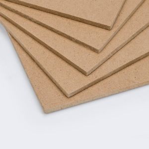 Density 680-830KG/M3 Hard Boards 18mm Plain Mdf Raw Wood Fiberboards 1220*2440mm