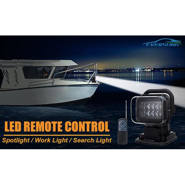 IP67 50w 360 Degree Rotating Remote Control Led Work Light Search Spotlight