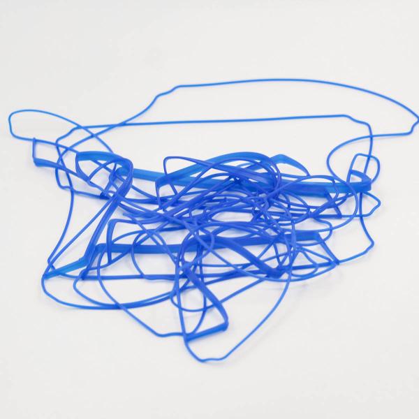 Platinum Cured FKM Blue Gasket Seal Resistance To Ozone Low Friction