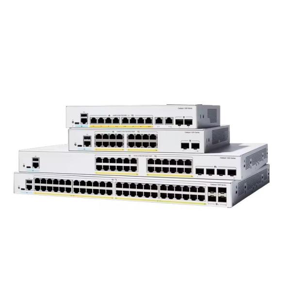 24-Port Gigabit Ethernet Network Switch C1200-24FP-4G PoE Support for Speed