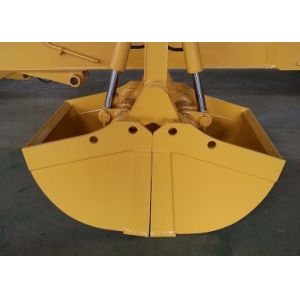 Mini Excavator BobPC Clamshell Bucket 0.3m3 For Loading Bulk Cargoes