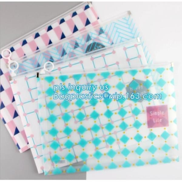 Buy vinyl pvc zipper bag vinyl zipper slider bag for stationery, cosmetic, Flat Zipper Top PVC Slider Zipper Bags For Towel at wholesale prices