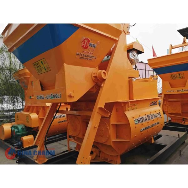Charging 800L Js1000 Concrete Mixer Machine CE And ISO Certificated