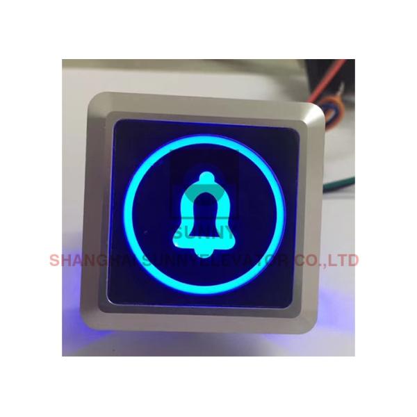 Touchless 500cd/㎡ Fireproof Pc Dc24v Elevator Push Button Switch For Elevator