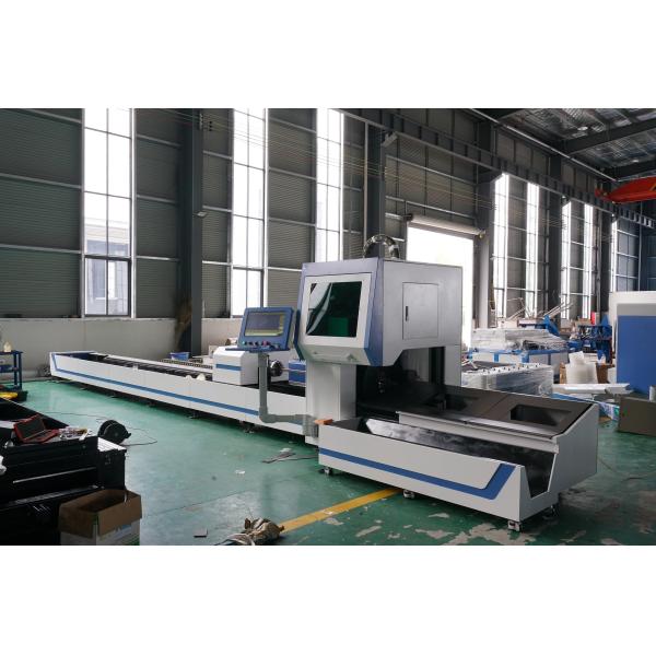 Buy 4KW CNC Cut Machine , Metal Tube Laser Cutting Machine 6000mm 1500 Kg at wholesale prices