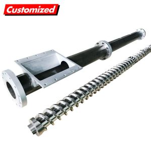 Injection Extrusion Screw Barrel Set Professional For Granulation Extruder