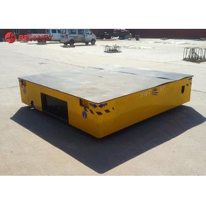 Battery Powered Trackless Transfer Cart 30 Ton Electric Trolley No Rail