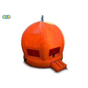 Fireproof Commercial Inflatable Pumpkin Jumping Castle Bounce Lightweight