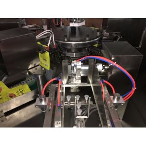 Doypack Zipper Bag Pouch Packaging Machine Filling Chips Meat