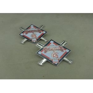 Years Of Service Pins By Brass Die Stamped Soft Enamel Pin Printing Religious