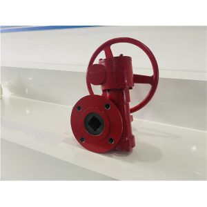 Nodular Cast Iron Underground Valve Handwheel Gearbox Water Treatment Valve