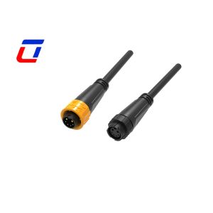 M16 Multi Pin Male To Female Quck Lock Connectors Waterproof 2 Power 4 Signal