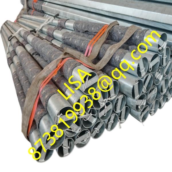 Hongxin Q235 7M Round Tapered Hot Dip Galvanized Wrapped Street Lighting Steel Pole