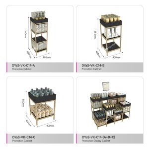 Multifunctional Promotion Cabinet Skincare Display Rack for Retail Display