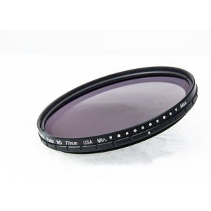 Variable ND Filter Black Frame Adjustable Stops ND2 To ND400 Landscape