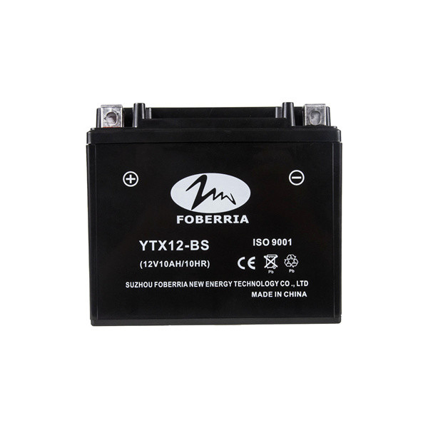 Buy Wholesale Black Color High Performance YTX12 BS Motorcycle Battery at wholesale prices
