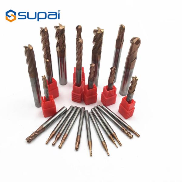 Buy 2 Flute Roughing Finishing End Mill Customized Length OEM Service at wholesale prices