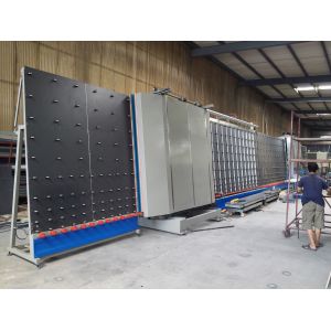 Hollow Glass Double Glazing Machinery With PLC Control System , 2500x5000mm