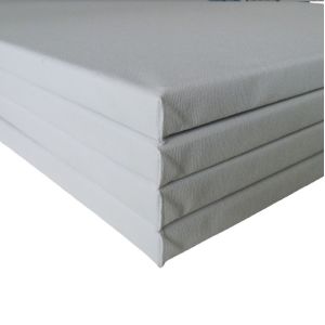 30cmx30cm Wood Frame Stretched Canvas Board for Oil and Acrylic Painting with