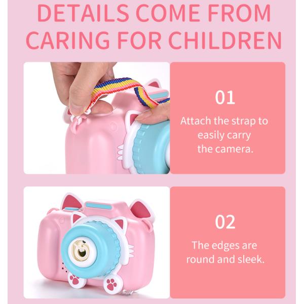 Kingda Age 3 Water Sprinkler Toys , ABS 50ml Bubble Blowing Machine