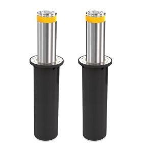 SS316 Traffic Barrier Automatic Retractable Bollard For Parking Lot